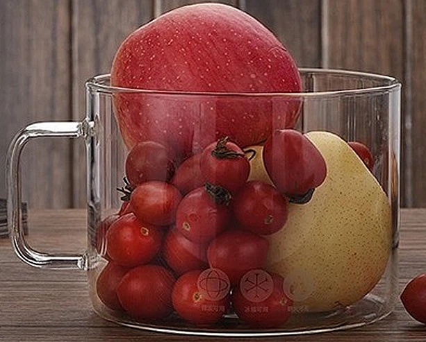 High Borosilicate Heat-resistant Salad Instant Noodle Pot With Lid